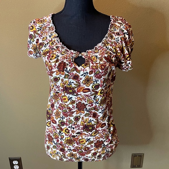 Lucky Brand Tops - LUCKY BRAND women’s short sleeve top. Size MEDIUM. BOHO look